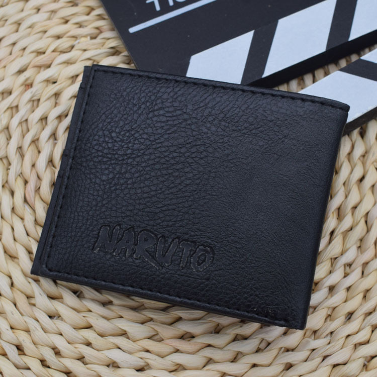 New Anime peripheral Naruto Naruto Sasuke Xiao organization Hongyun cartoon wallet pu men's wallet