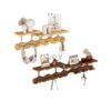 Entrance Hanger Wall Wall Hanging Entry Door Key Bag Storage Clothes Hook Bedroom Door Rear Wave Coat Rack