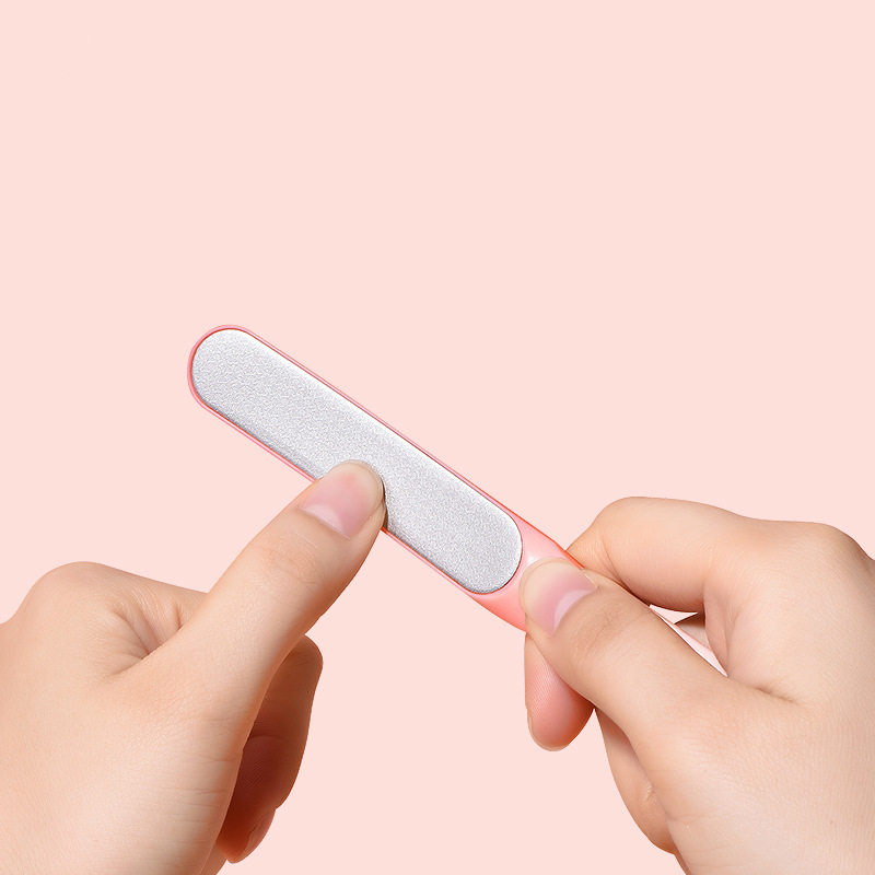 Nail File Metal Stainless Steel Nail File suit Nail Art Manicure Polishing Nail Strip Tool Multiple Use with Pointed