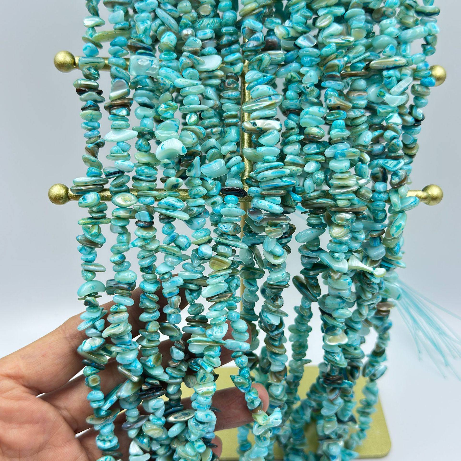 2025 Summer Original Design Shell Starfish Bracelet Natural Stone Conch Bracelet Women's Niche Seaside Accessories Direct Supply