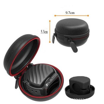 European and American leather round men's watch bag fashion leather watch bag dust-shaped watch display box