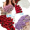 Bouquet Blanket Handmade Material Package Creative Folding Lily of the Valley Jasmine Rose Flower Making Weaving