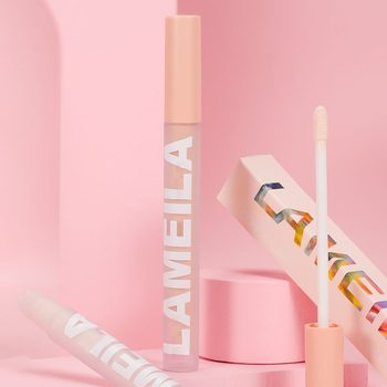 Lamela High-Gloss Foundation Concealer Liquid Foundation Oil-Control Moisturizing Nude Makeup Not Easy to Remove Makeup 1031