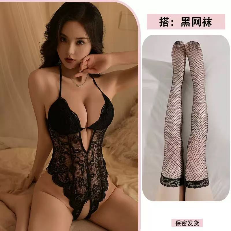 情趣内衣女性感激情风大尺度免脱连体诱惑睡衣战袍带胸垫诱惑大码