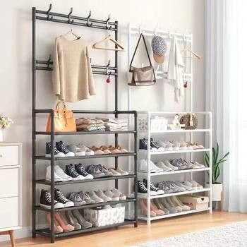 Floor Hanger Wholesale Simple Coat Rack Hanger Dormitory Household Dust-proof Storage Shoe Rack Shoe Rack Shoe Rack Storage Rack