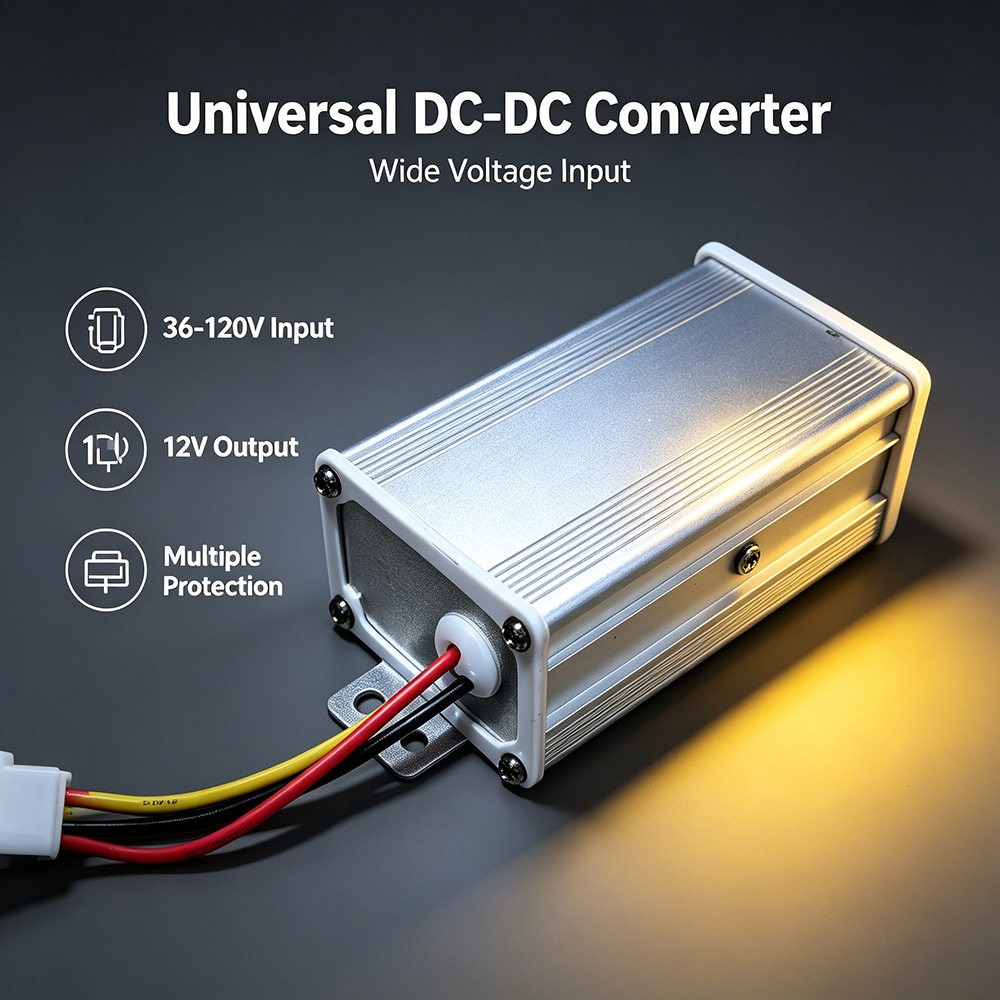Electric Vehicle Battery Dc Voltage Converter 36V48V72V120V to 12V10A20A30A Transformer