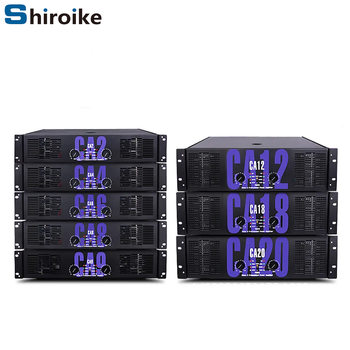 Power amplifier CA20 dual-channel professional stage performance wedding speaker high-power KTV singing post-stage amplifier