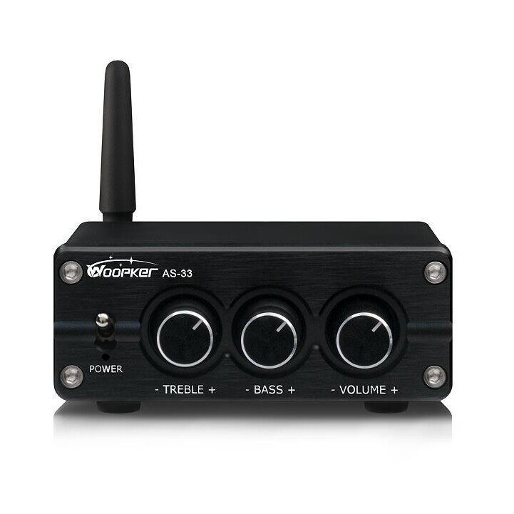 Woopker New As-33 Amplifier Pta3116 100W*2 Dual-Channel Bluetooth 5.0 Audio Amplifier