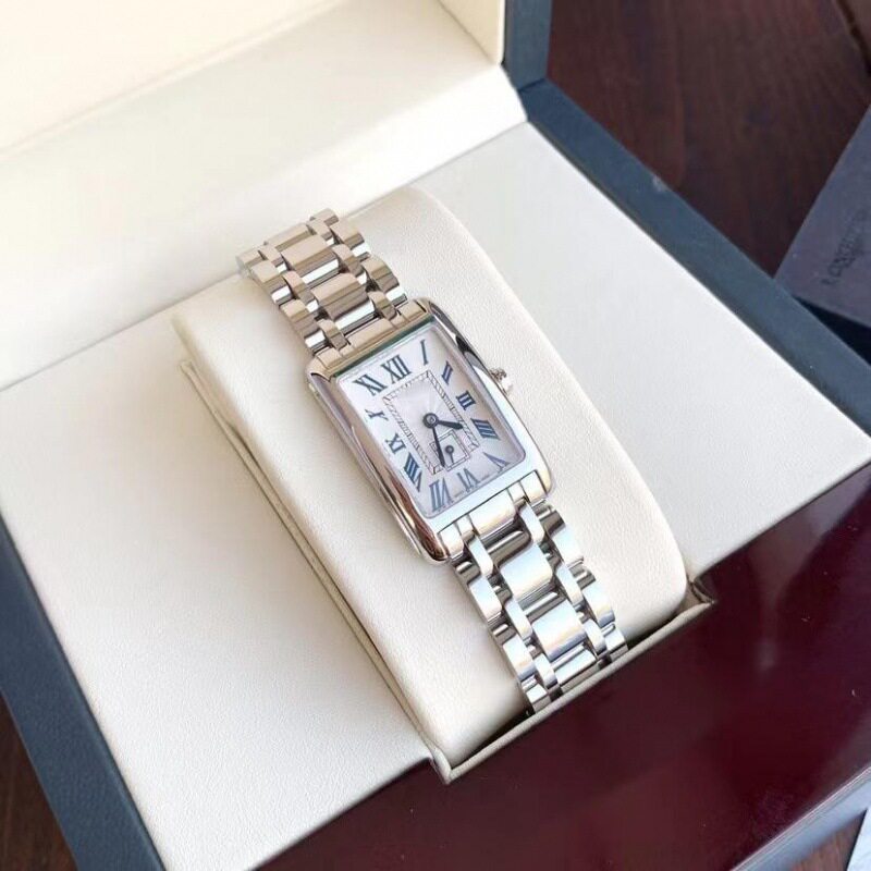 High-end Langjia Women's Watch Wiener Fashion Square Quartz Watch Women's Chattering Explosions High-end Women's Watch D-hair