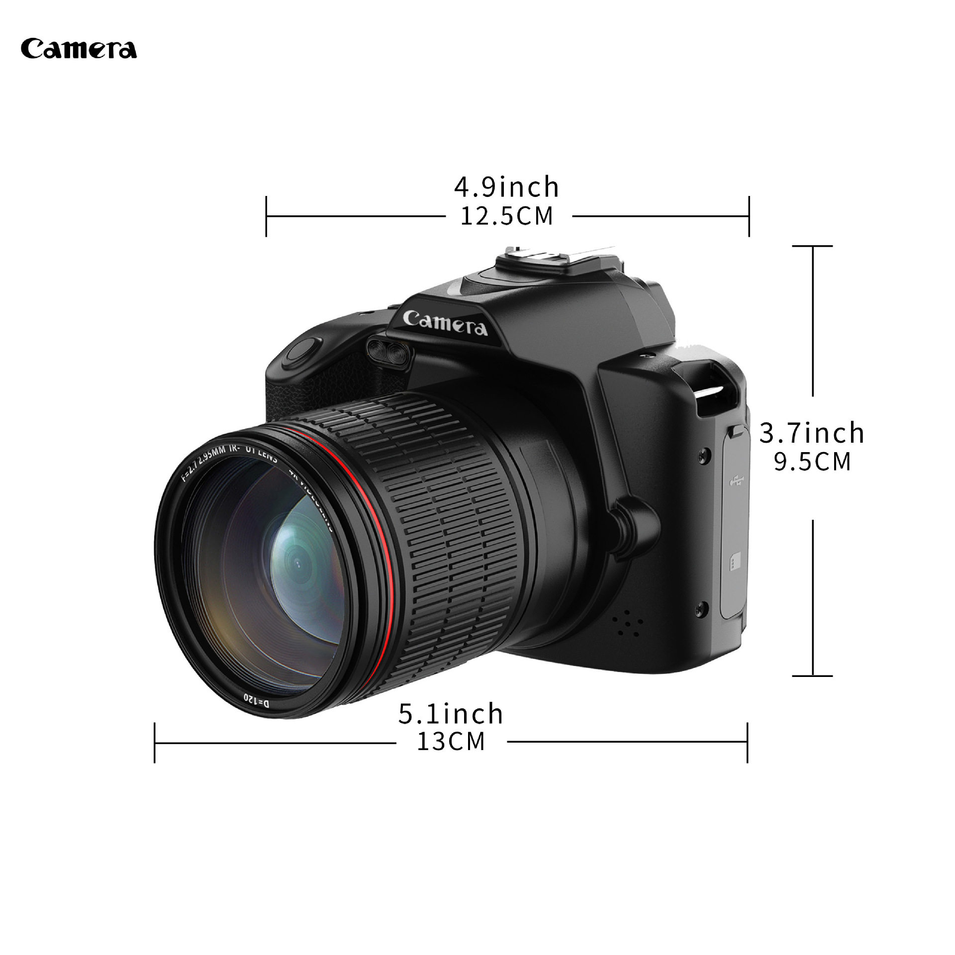 New D5 HD WiFi digital camera 64 million pixel dual night vision photography video dv cross border