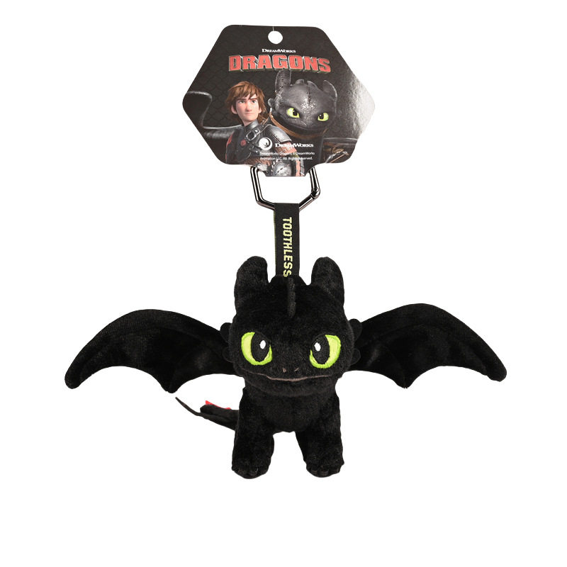 正版环球影城驯龙高手无牙仔玩偶挂件夜煞光煞毛绒玩具书包挂饰