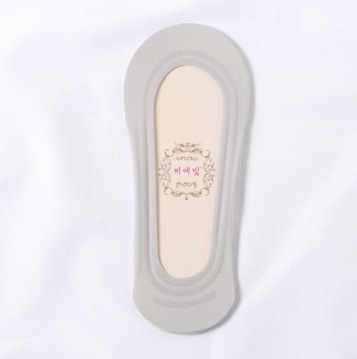 冰丝船袜春夏新款简约潮流浅口女士隐形袜纯色超薄透气硅胶不掉跟