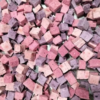 Freeze-Dried Yogurt Cubes Whole Box Wholesale Probiotic Mixed Fruit Crisp Manufacturer Bulk Snacks Internet Celebrity Popular Strawberry