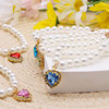 Cross-Border Hot-Selling Pet Accessories in Stock, Pet Pearl Collar, Cat Heart-Shaped Neckband, Kitten Neck Jewelry Wholesale