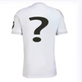 25/26 real madrid home customized name and number (remarks only, original font)