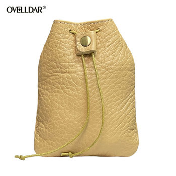 Cross-border New Creative Japanese Style Coin Purse Women's Vintage Handmade Vegetable Tanned Leather Shredded Silver Bag Mini Coin Bag