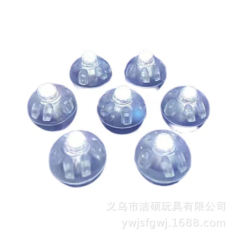 LED七彩发光圆球灯电子闪光汽球灯发簪步摇钥匙扣装饰小灯球跨境