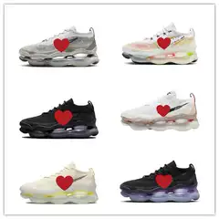 New Heightened Four Seasons Breathable Full Palm Casual Nitrogen Running Air Cushion Retro Sports European Station Cross-border Foreign Trade Shoes