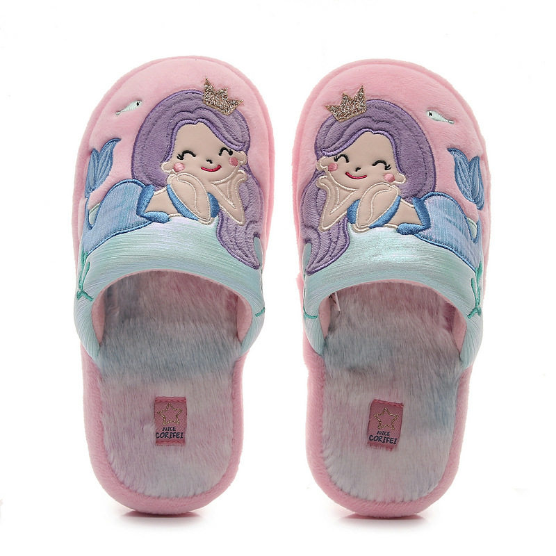 Children's Cotton Slippers Dinosaur Cartoon Indoor Home Boys' Slippers Autumn and Winter Cross-Border Foreign Trade Jialifu 2025 New Model