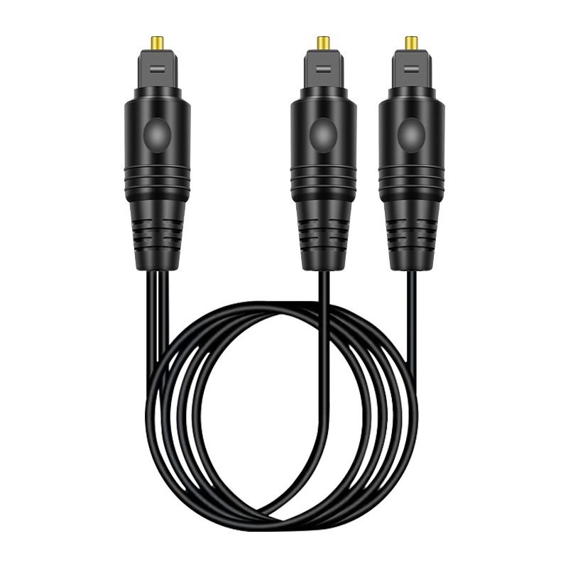 One minute two SPDIF digital audio optical fiber Square digital amplifier speaker cable audio optical fiber cable