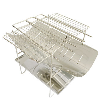 Outdoor Burning Stove Mini Wood Stove Outdoor BBQ Mini BBQ BBQ Camping Picnic Folding BBQ Grill