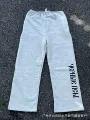 Floral gray blk dog (thin velvet trousers)