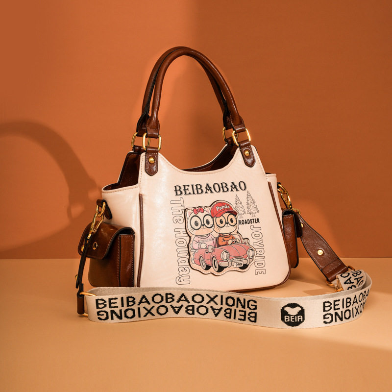 สั่งซื้อนำเข้า โรงงาน Beibao Yuanyuan ข้ามพรมแดนใหม่การ์ตูนน่ารักของผู้หญิงกระเป๋าเดินทางกระเป๋าเป้สะพายหลังความจุขนาดใหญ่กระเป๋าถือกระเป๋าสะพายไหล่ จากจีน 1688 taobao alibaba tmall