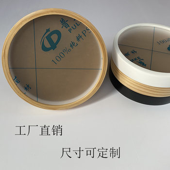 Round Solid Wood Three-Dimensional Hollow Dried Flower Photo Frame Handmade DIY Set Table Derived Paper Clay Specimen Picture Frame Money Tree Frame