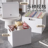 Japanese Bookshelf Storage Box Household Right-Angle Storage Box with Lid Classification Organizer Toy Snack Book Storage Box