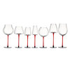 European High-End Red-Footed Glass Red Wine Glass High-End Set Household Goblet Wine Glass Factory Direct Sale
