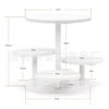 Multi-Layer Plate Wooden Home Desktop Decoration Storage Tray Multi-Layer Storage Rack Pastry Round Elevated Cake Tray
