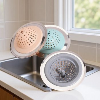 Manufacturer's Household Kitchen Sink Filter Water Filter Silicone Drain Filter Drain