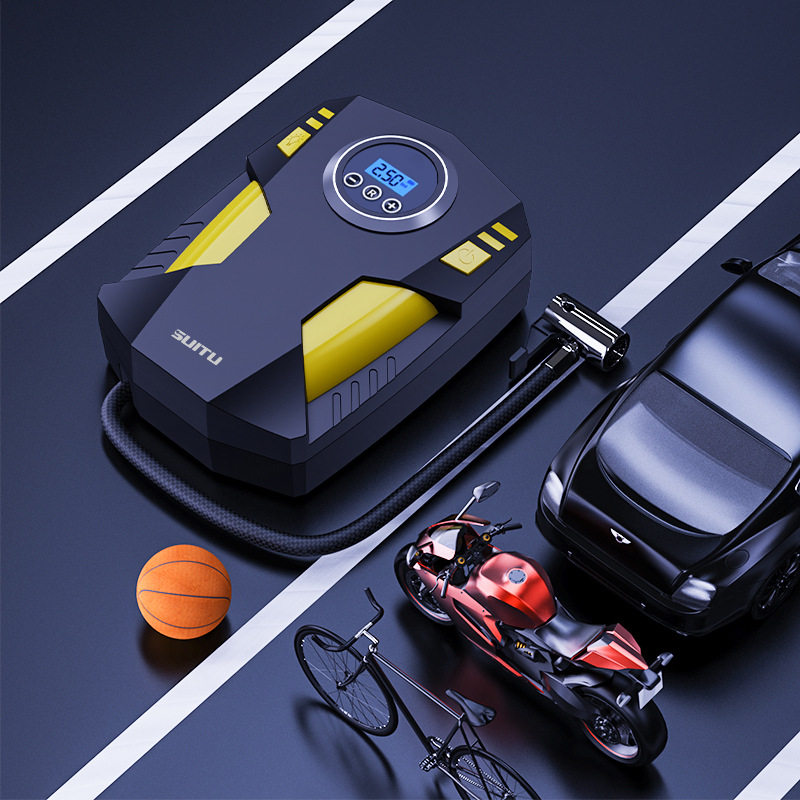 Car Air Pump Small Car Tire Electric Air Pump Car Portable Handheld Intelligent Digital Display Air Pump