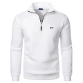 White + black label