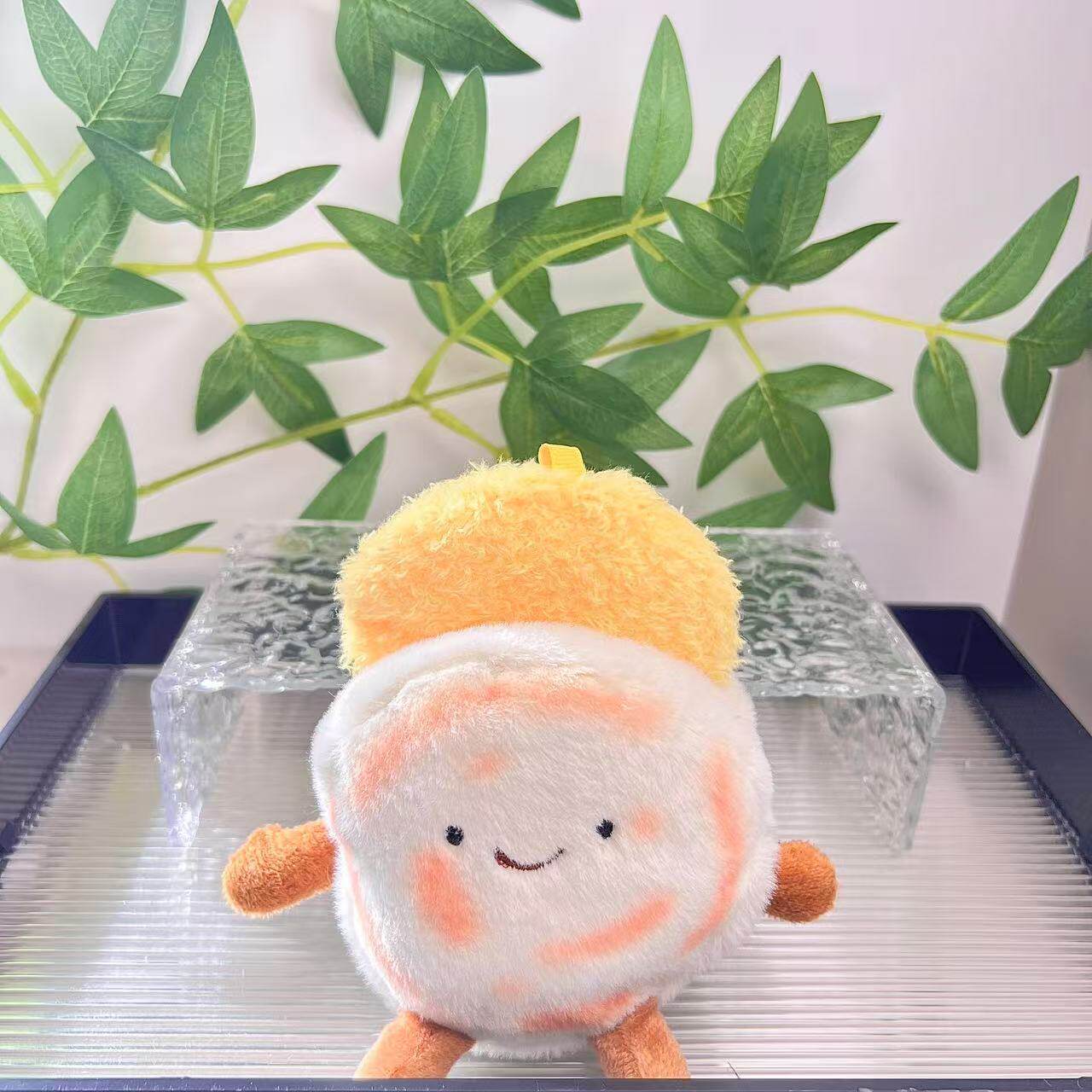 肉夹馍玩偶毛绒玩具陕西西安文创绒可爱馍馍公仔挂件生日礼物女生