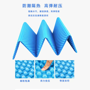 Moisture-Proof Mat for Outdoor Camping, Picnic, Tent Sleeping Mat, Foldable Spring Outing Mountain Camping Eggshell Cushion, Can Be Stored