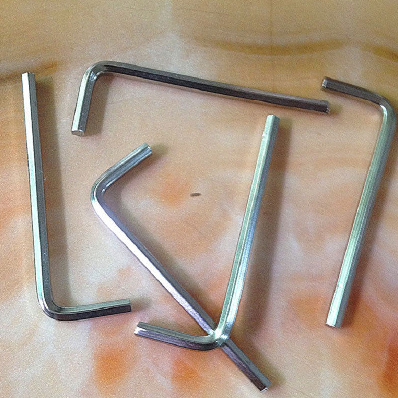 厂家产销家具电子螺丝适配中高碳钢加硬淬火L型内六扳手H3*19*57