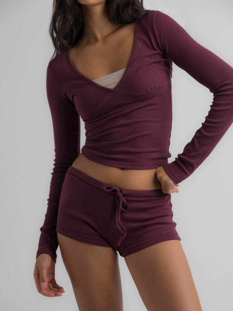 Womens Soft Modal Two Piece Set Loose Fit Top and Cuffed Pants Casual Style for Spring and Autumn Wholesale Available