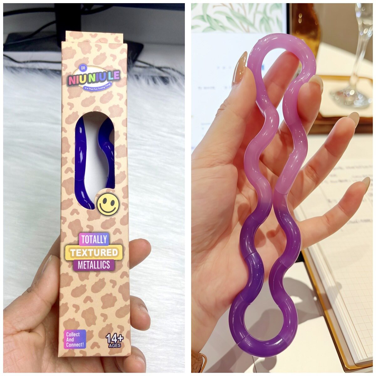 跨境温变扭扭乐儿童专注力训练神器缠绕减变发泄减压玩具厂家直销