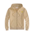Zippered khaki gold eye