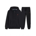 Zipper suit black red label
