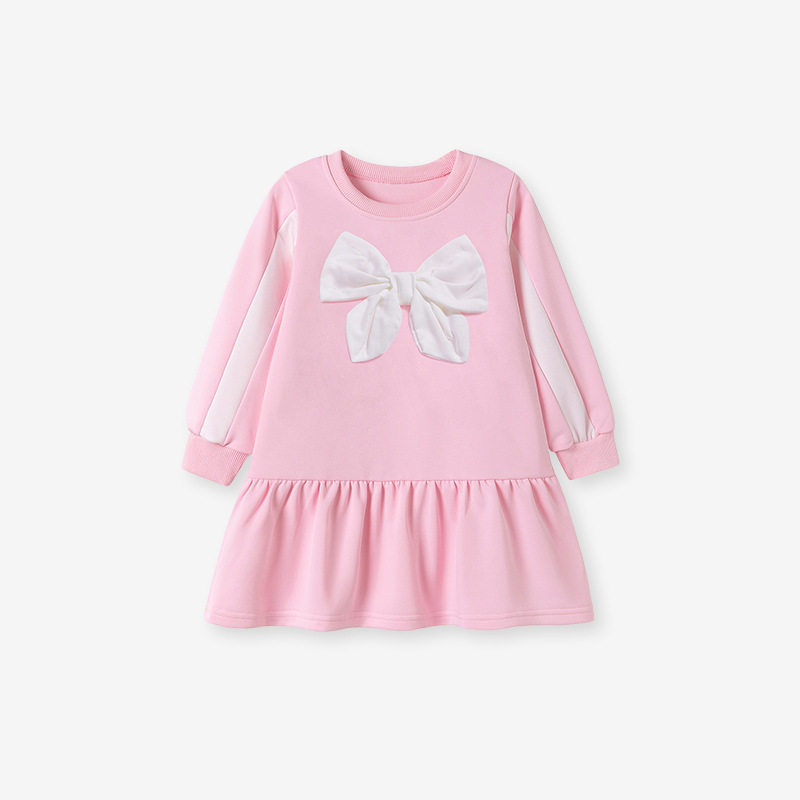 Girls' Cute Autumn Dress, Long-Sleeve Baby Dress