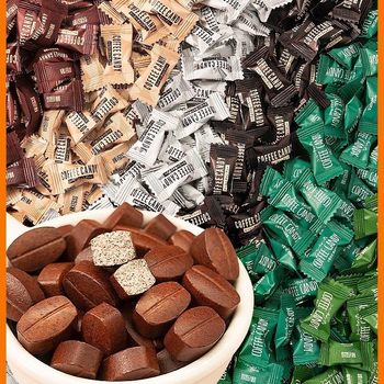 Sugar Field Mi Tian Instant Coffee Candy 1.0kg Chewable Compressed Black Coffee Bean Mellow Chewable Internet Celebrity Candy Summer Candy