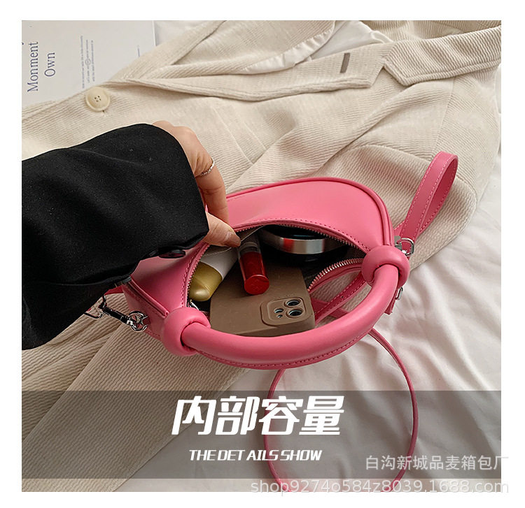 French Niche Elegant Handheld Small Bag Women's Bag New Trendy Fashion Shoulder Bag Foreign Style Crossbody Dumpling Bag 10 O1CN01Y6EREX2HKyDPIAGlU !!2215913929133 0 cib