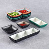 Melamine flavor dish seasoning dipping sauce dish hot pot barbecue shop commercial plastic double grid two or three grid dish small dish dish