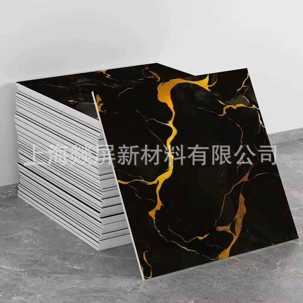 自粘防水仿瓷砖墙贴铝塑板翻新装饰遮丑大理石厨房墙面贴纸卫生间