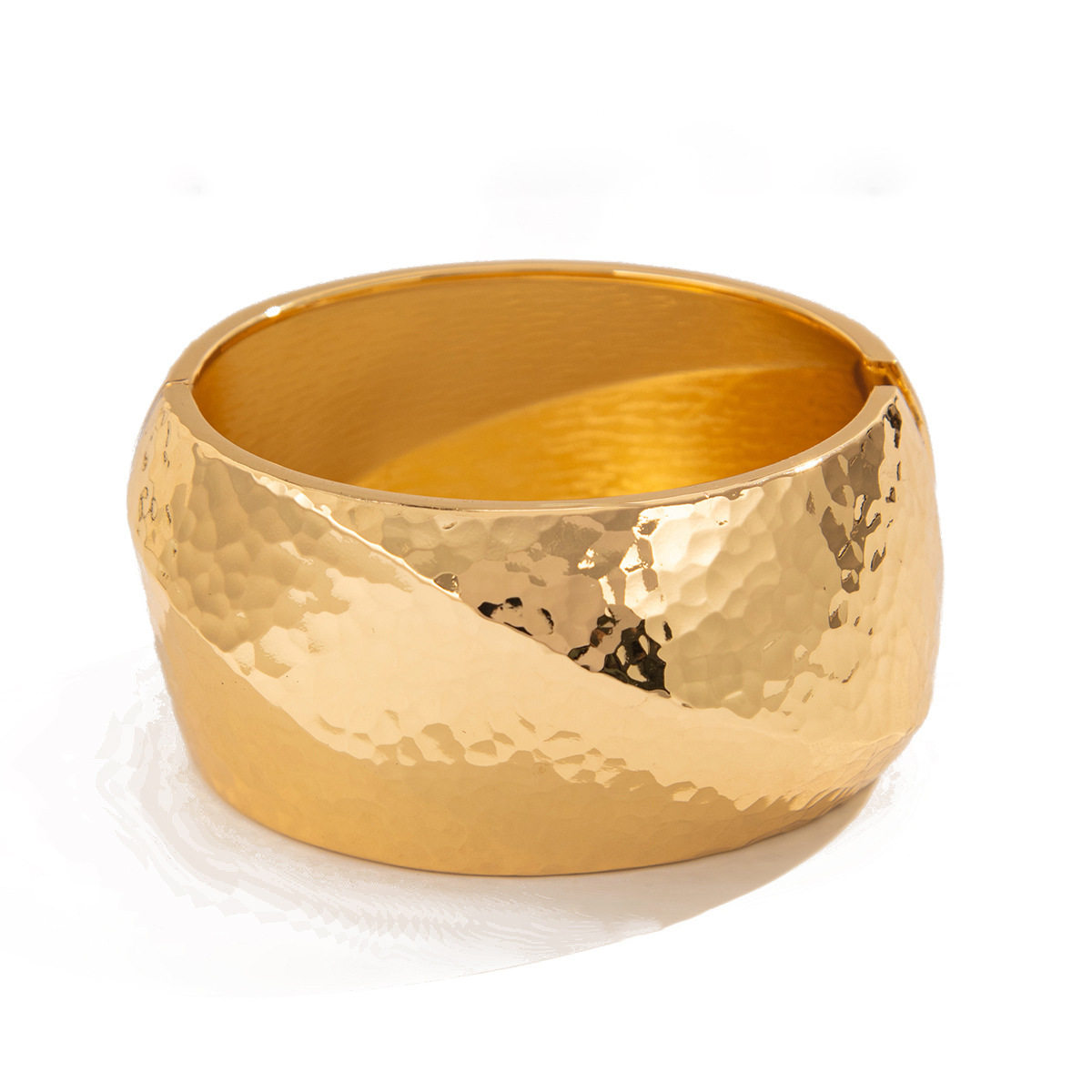 Europe and the United States cross-border jewelry wholesale exaggerated alloy bracelet foreign trade explosions hammer pattern wide face jewelry bracelet Bracelet