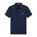 Royal blue with white pony logo
