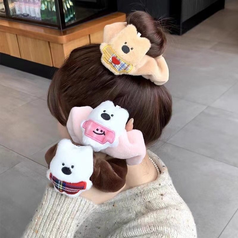 Autumn and Winter New Plush Doll Big Intestinal Loop Cute Girl Hair Rope Sweet All-match Ponytail Ball Hair Rope