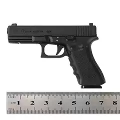 1:2.05 Scale Seiko Glock G17 Metal Model Shell-Ejecting Disassembly Toy Alloy Ornament, Cannot Be Fired